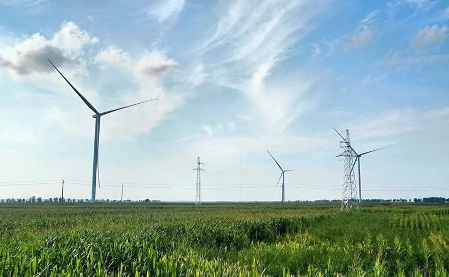 CTG Nong'an wind power project in NE China's Jilin Province connected to grid