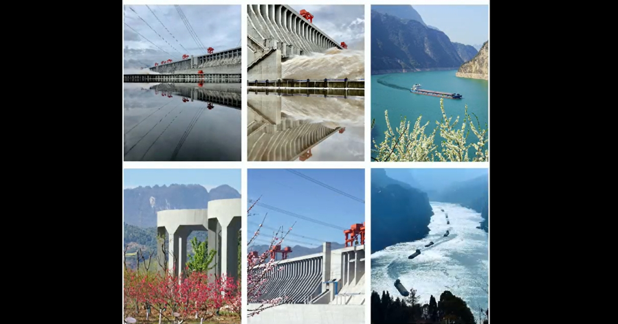 A glimpse of stunning scenery of Yangtze River